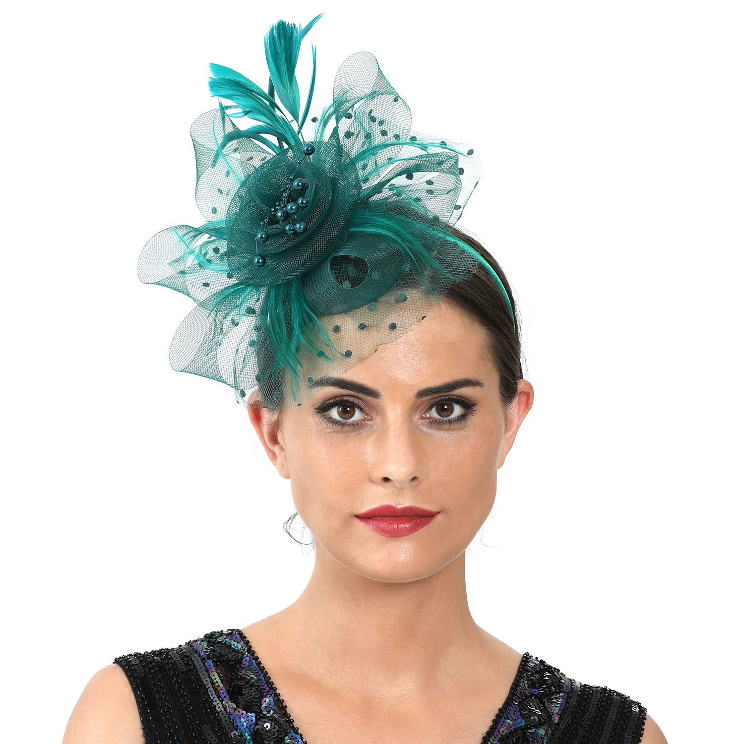 Women'S Fashion Kentucky Derby - Элегантный головной убор-фасцинатор для женщин, для