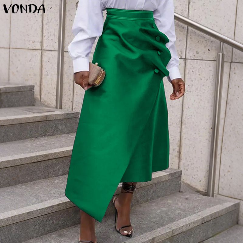 Women'S Fashion Kilt - VONDA Большие размеры 5XL Элегантные женские