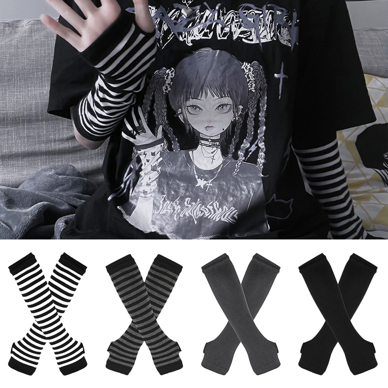 Women Fashion Gloves - Женские гетры без пальцев в готическую