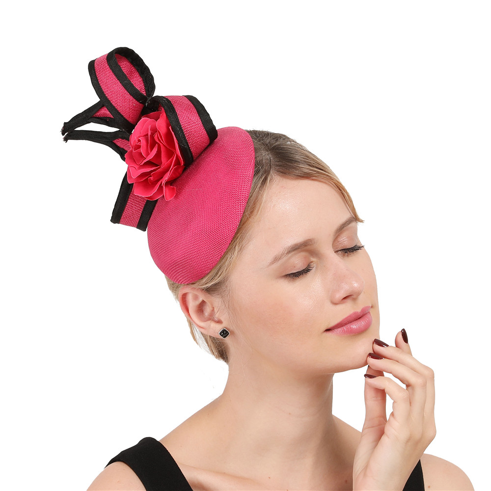 Women'S Fashion Kentucky Derby - Копия Sinamay Fascinator Бежевая официальная женская