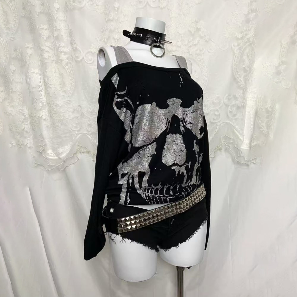 Женская футболка Y2K в стиле р – обзор и цена Off Shoulder Top