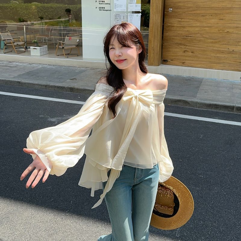 Французская блузка с открытыми – обзор и цена Off Shoulder Top