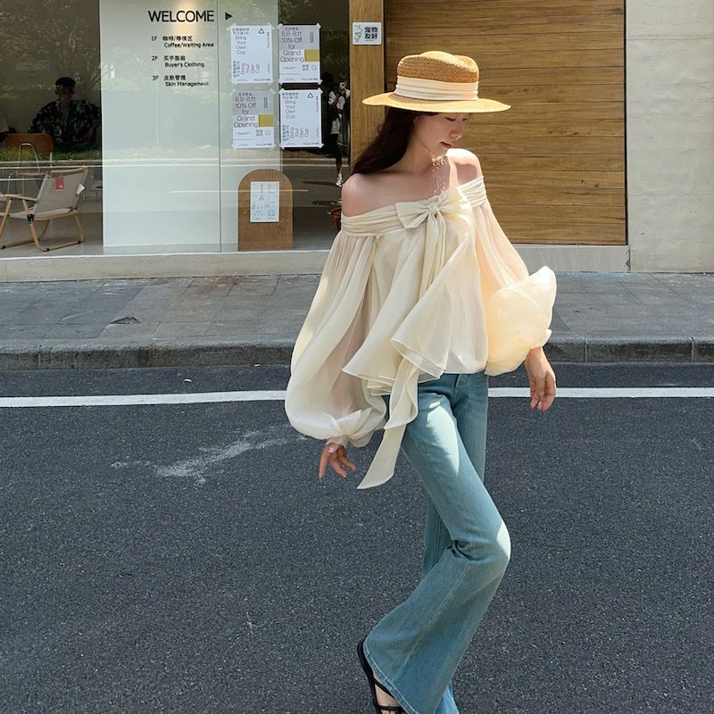 Французская блузка с открытыми – обзор и цена Off Shoulder Top