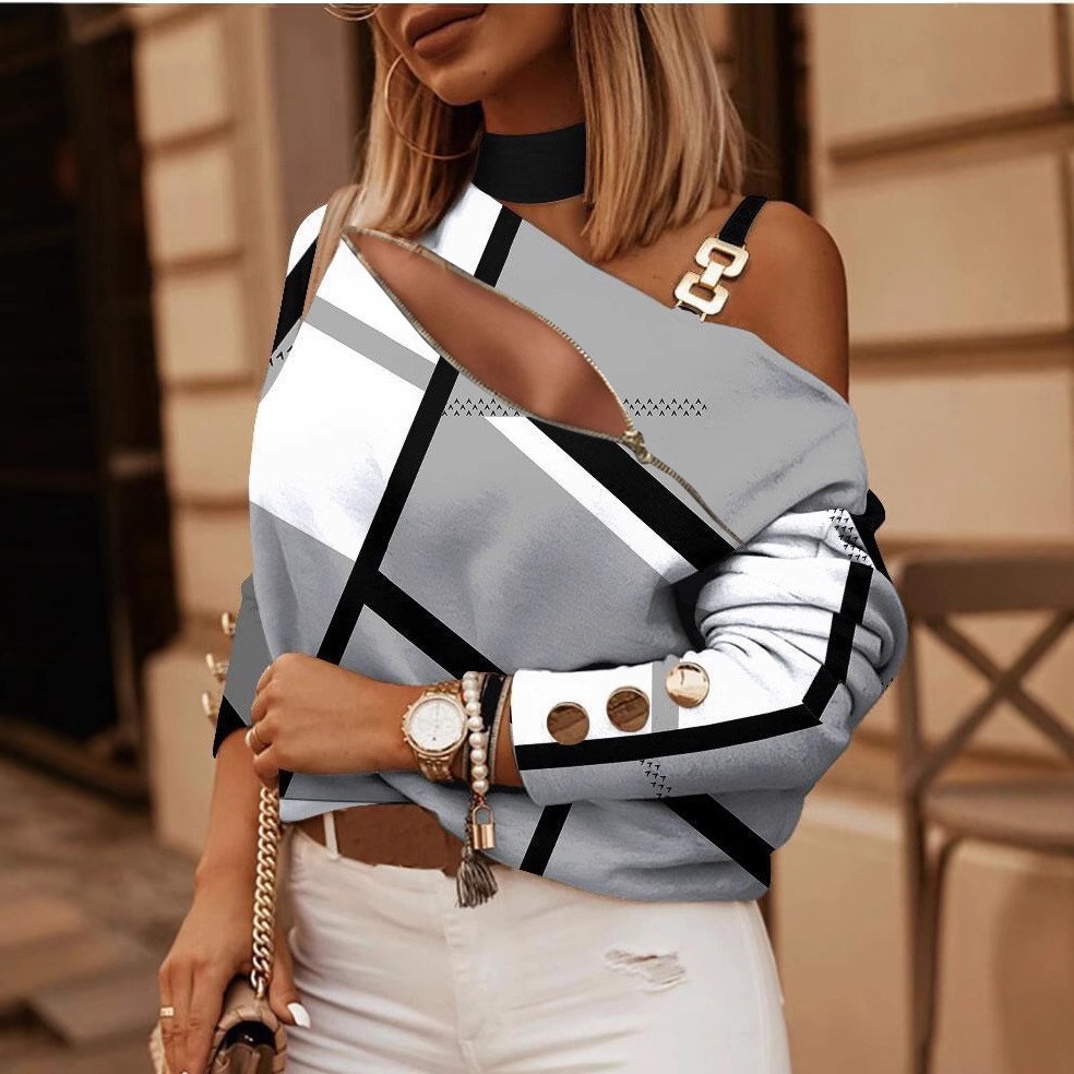 Женская блузка с открытыми пле – обзор и цена Off Shoulder Top