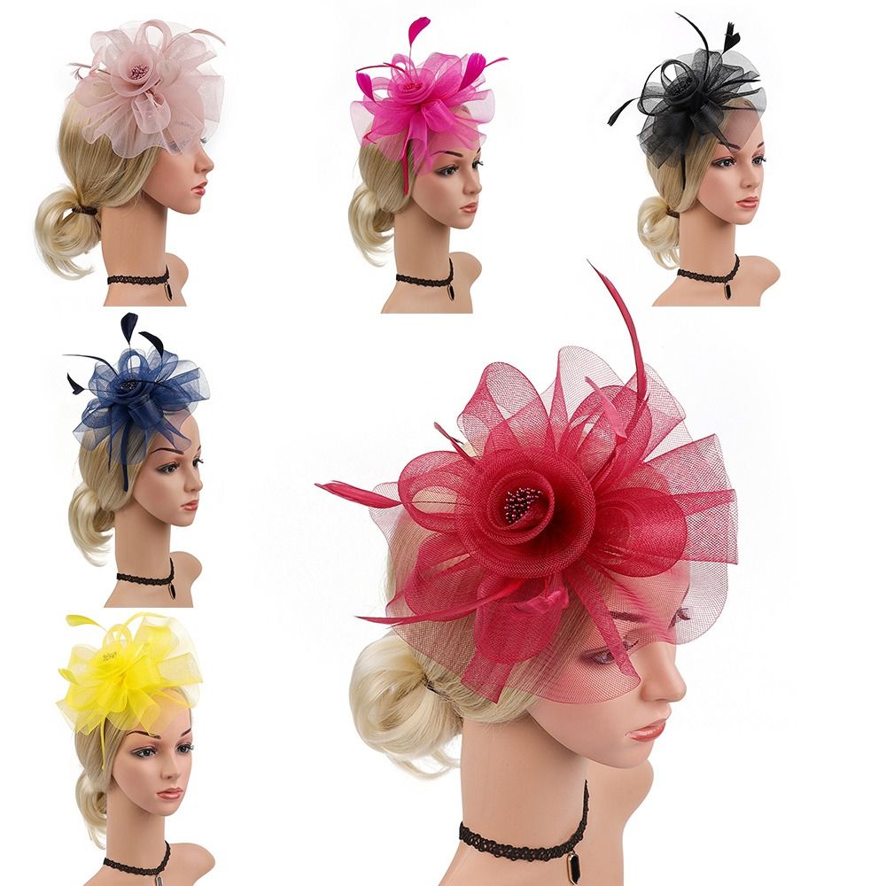Женская вуалетка с перьями и л – обзор и цена Women'S Fashion Kentucky Derby