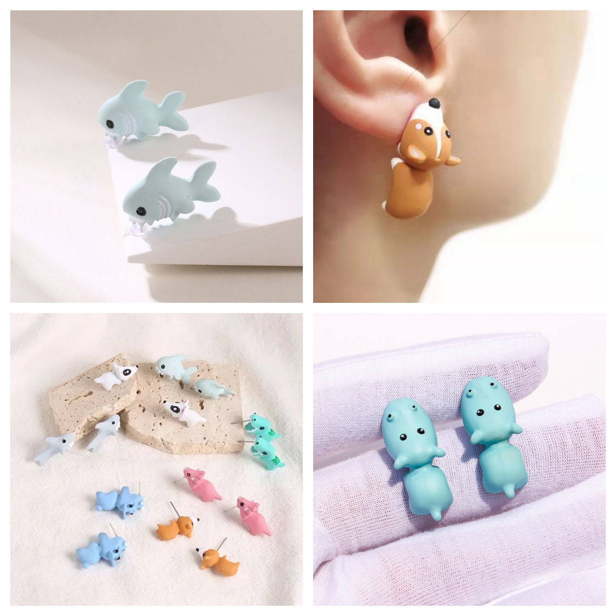 Мультяшные серьги из смолы в в – обзор и цена Women'S Fashion Earrings