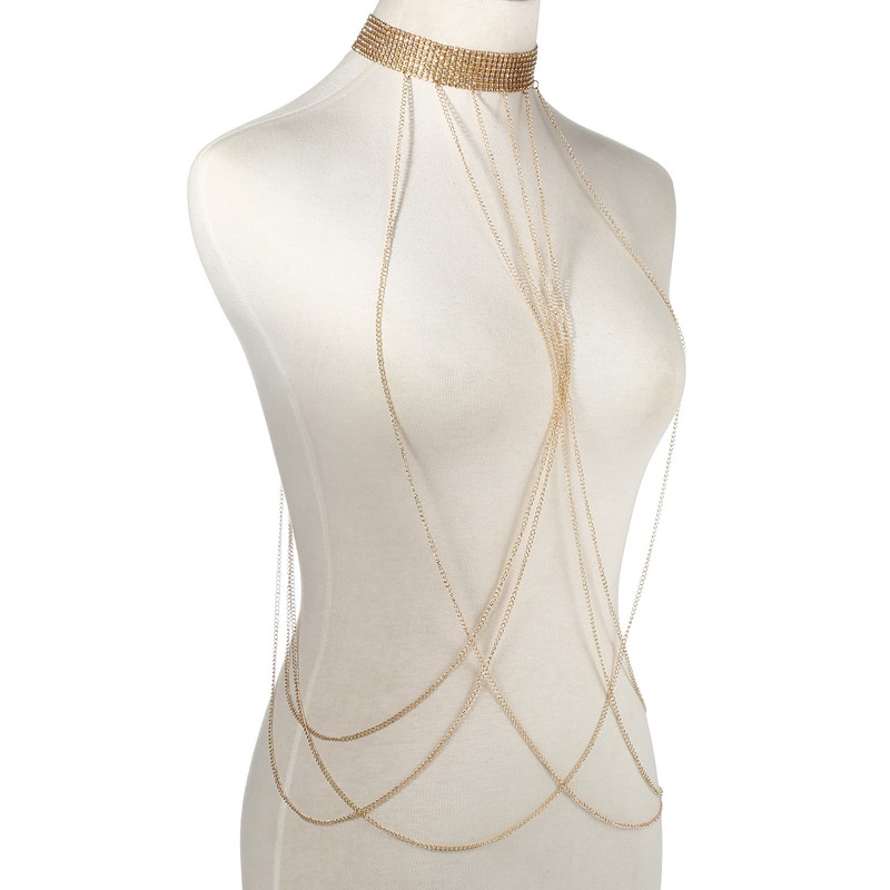 Цепочка для тела Женская, золо – обзор и цена Women'S Fashion Harness