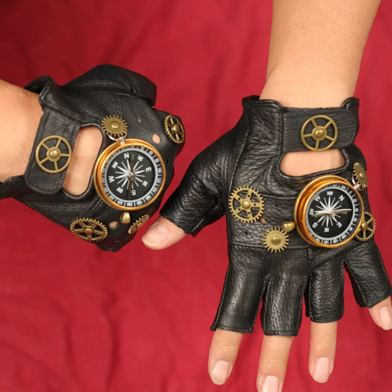 Стимпанк из искусственной кожи – обзор и цена Women Fashion Gloves