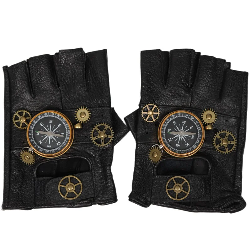 Стимпанк из искусственной кожи – обзор и цена Women Fashion Gloves
