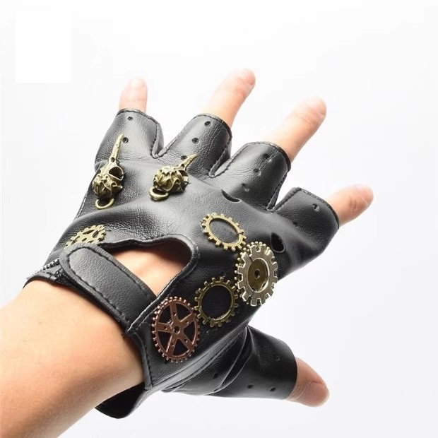Стимпанк из искусственной кожи – обзор и цена Women Fashion Gloves