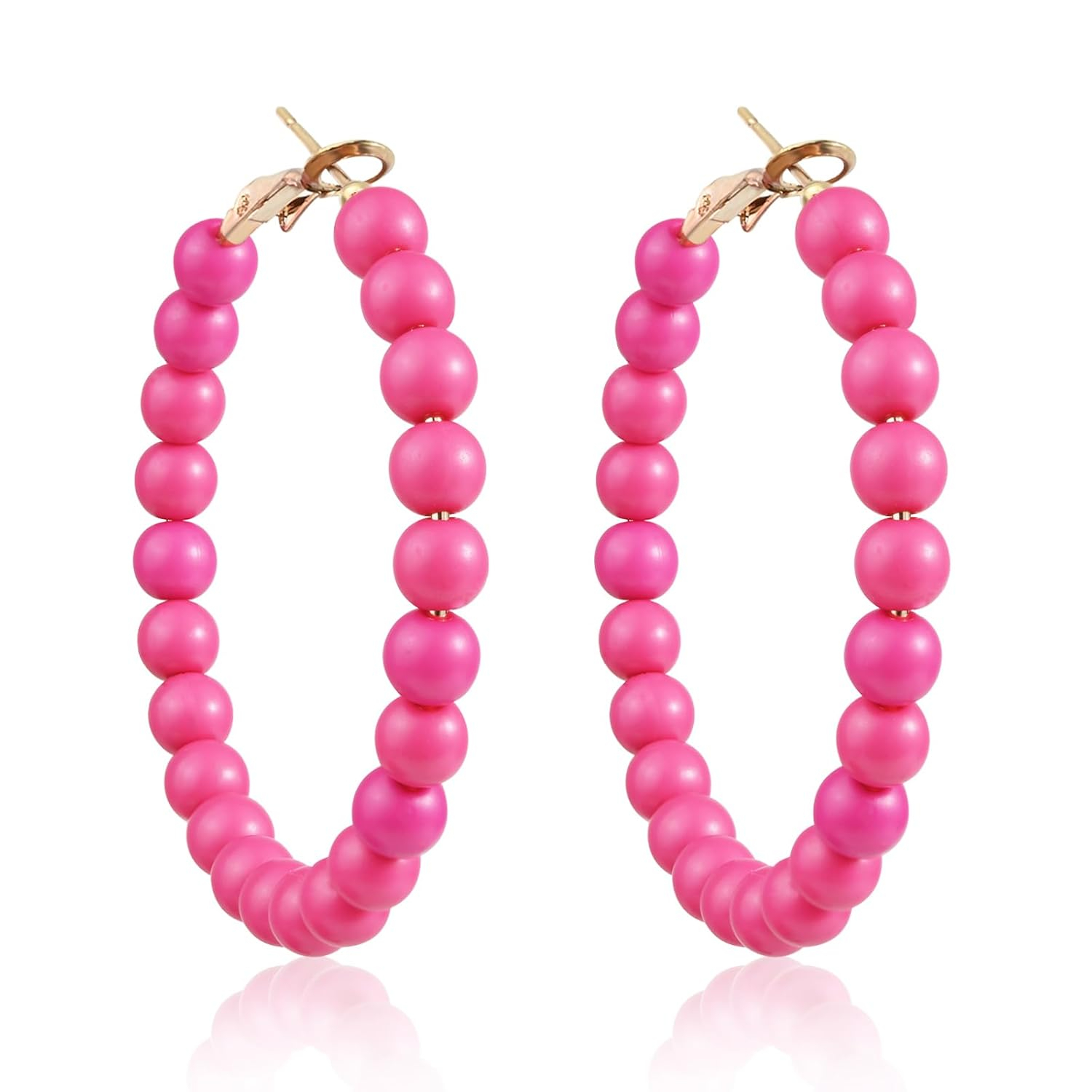 Серьги-кольца из бисера для же – обзор и цена Women'S Fashion Earrings