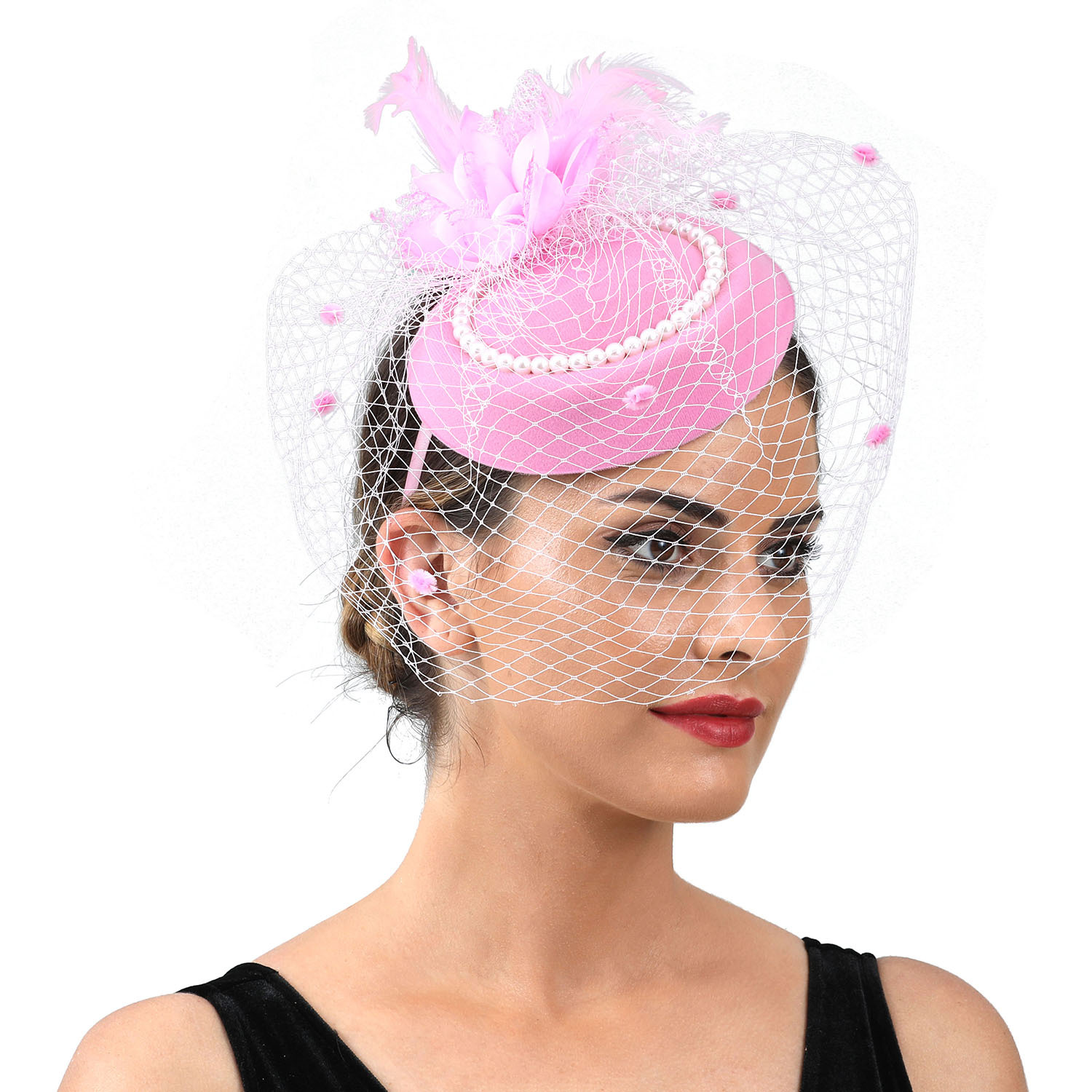 Женская шляпа-волшебница с пер – обзор и цена Women'S Fashion Kentucky Derby