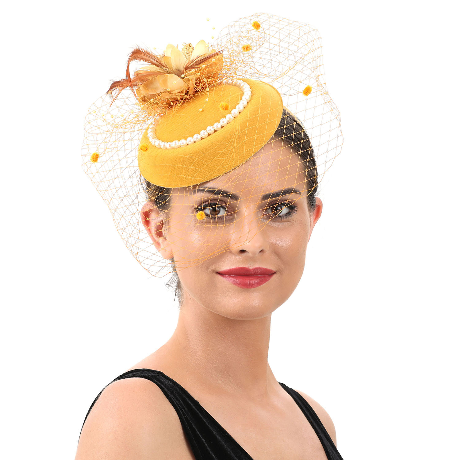 Женская шляпа-волшебница с пер – обзор и цена Women'S Fashion Kentucky Derby